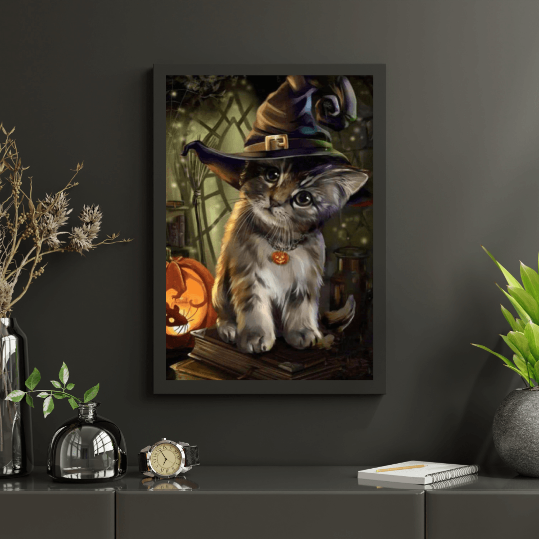 Diamond Painting Het Halloween Katje - SEOS Shop ®