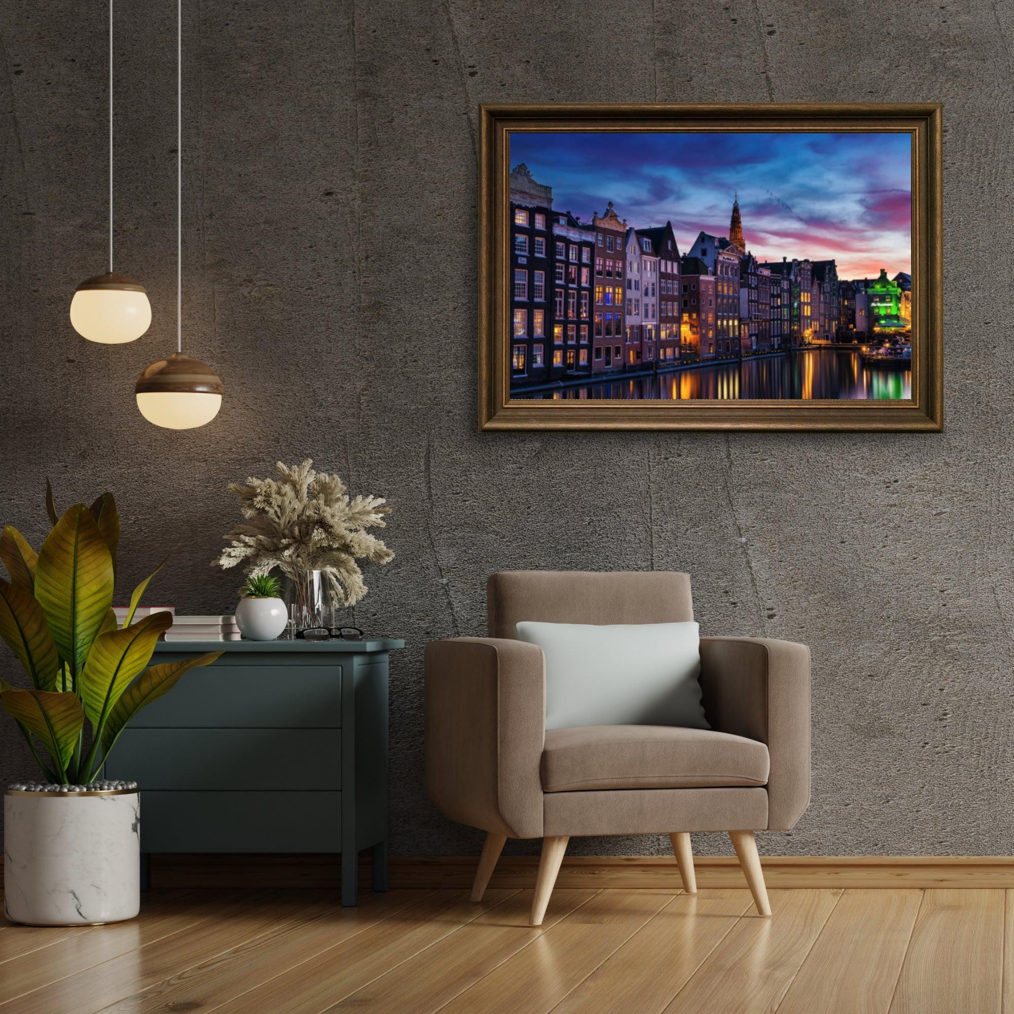 Diamond Painting Hollandse Stad Nacht - SEOS Shop ®