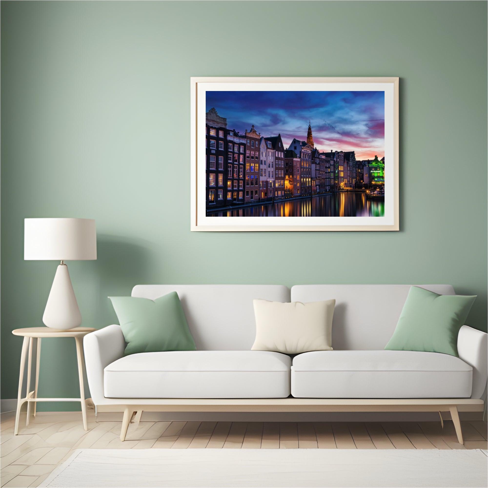 Diamond Painting Hollandse Stad Nacht - SEOS Shop ®