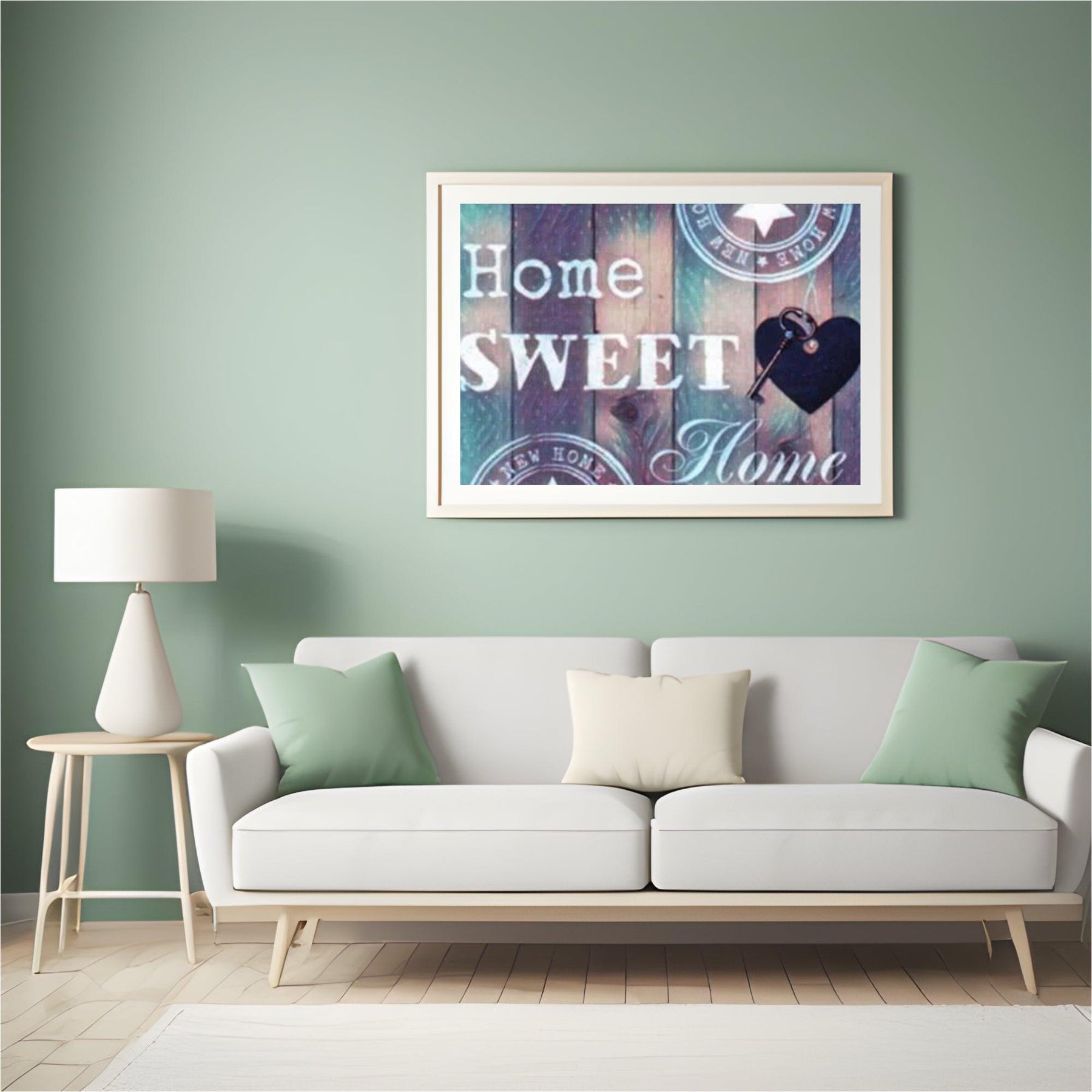 Diamond Painting Home Sweet Home blauw paars – SEOS Shop ®