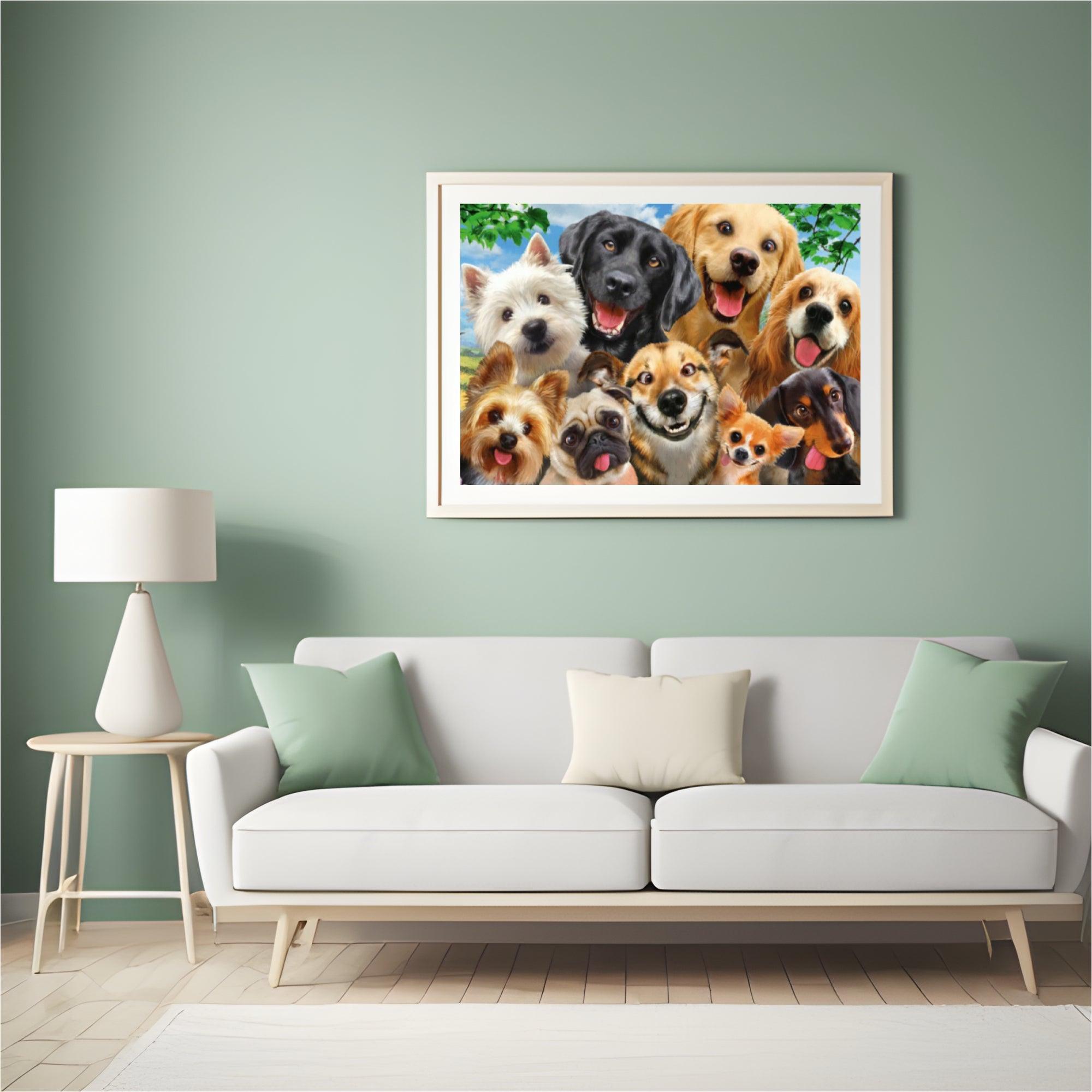 Diamond Painting Honden Tonen Tong - SEOS Shop ®