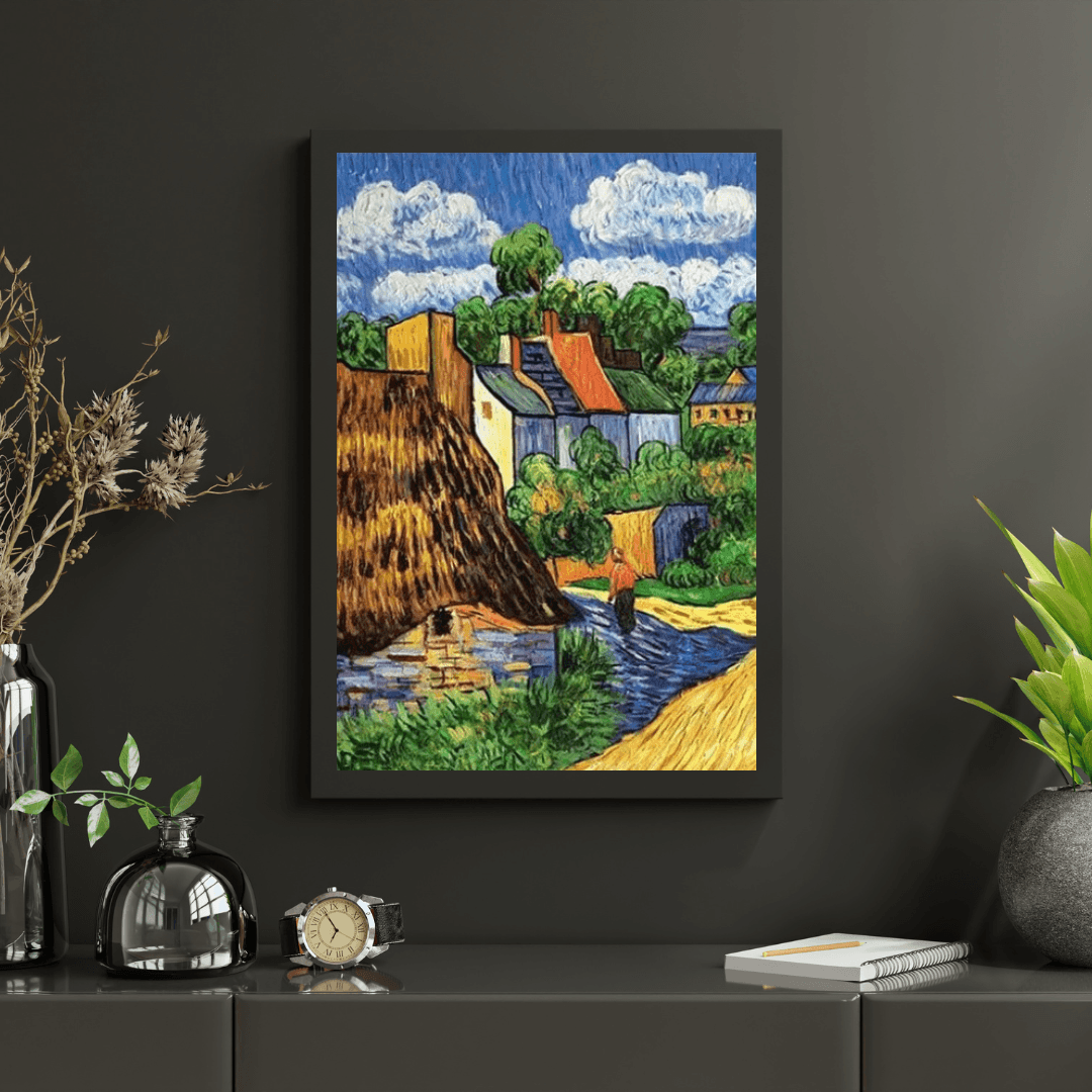 Diamond Painting Huizen in Auvers - SEOS Shop ®