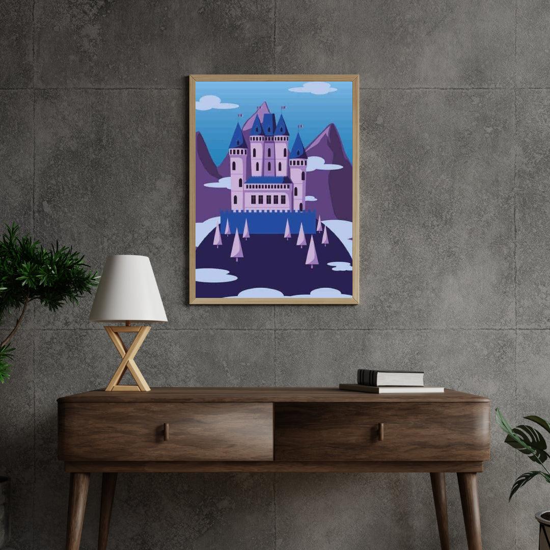 Diamond Painting Kasteel in de winter – SEOS Shop ®