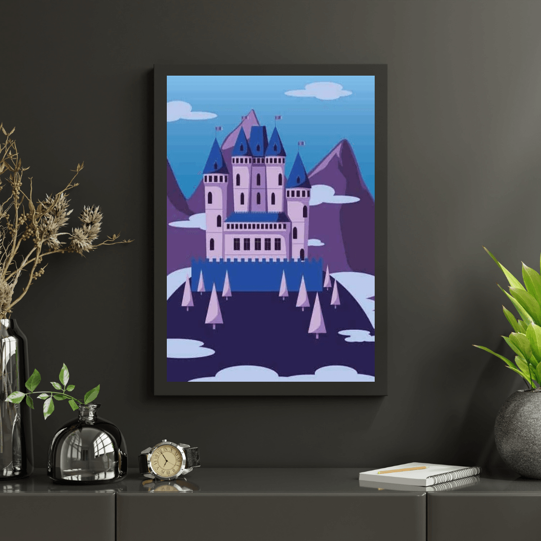 Diamond Painting Kasteel in de winter – SEOS Shop ®