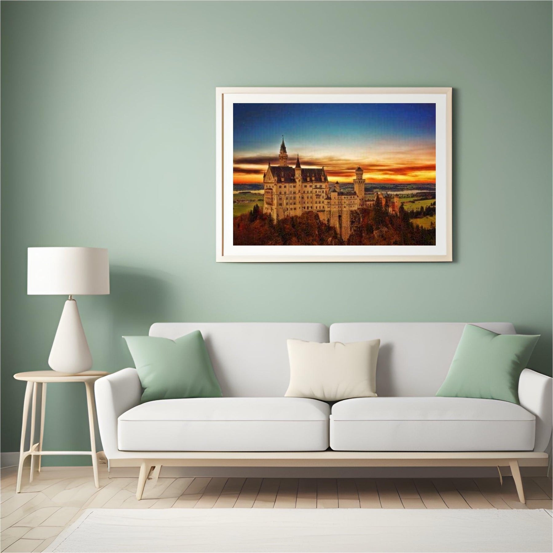 Diamond Painting Kasteel met zonsondergang – SEOS Shop ®