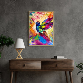 Diamond Painting Kleurrijke Kolibrie - SEOS Shop ®