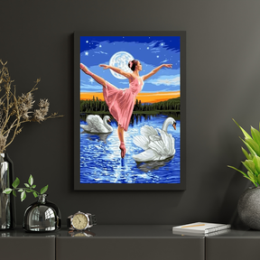 Diamond Painting Meisje danst op het water - SEOS Shop ®