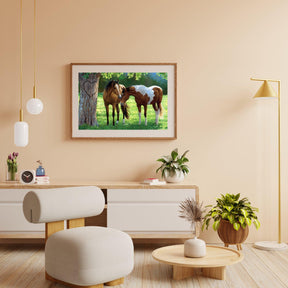 Diamond Painting Paarden onder een boom - SEOS Shop ®