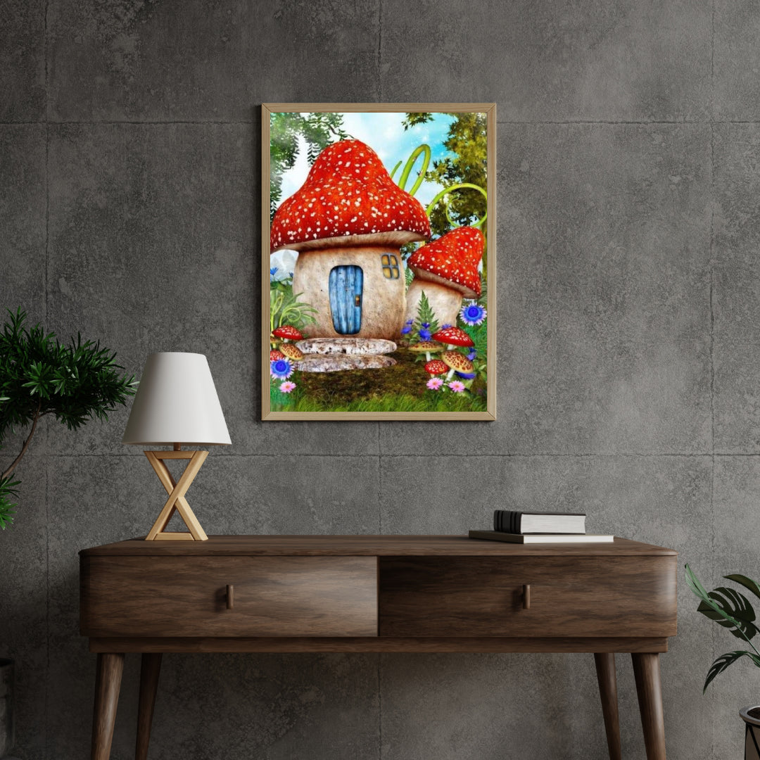 Diamond Painting Paddenstoelenhuis - SEOS Shop ®