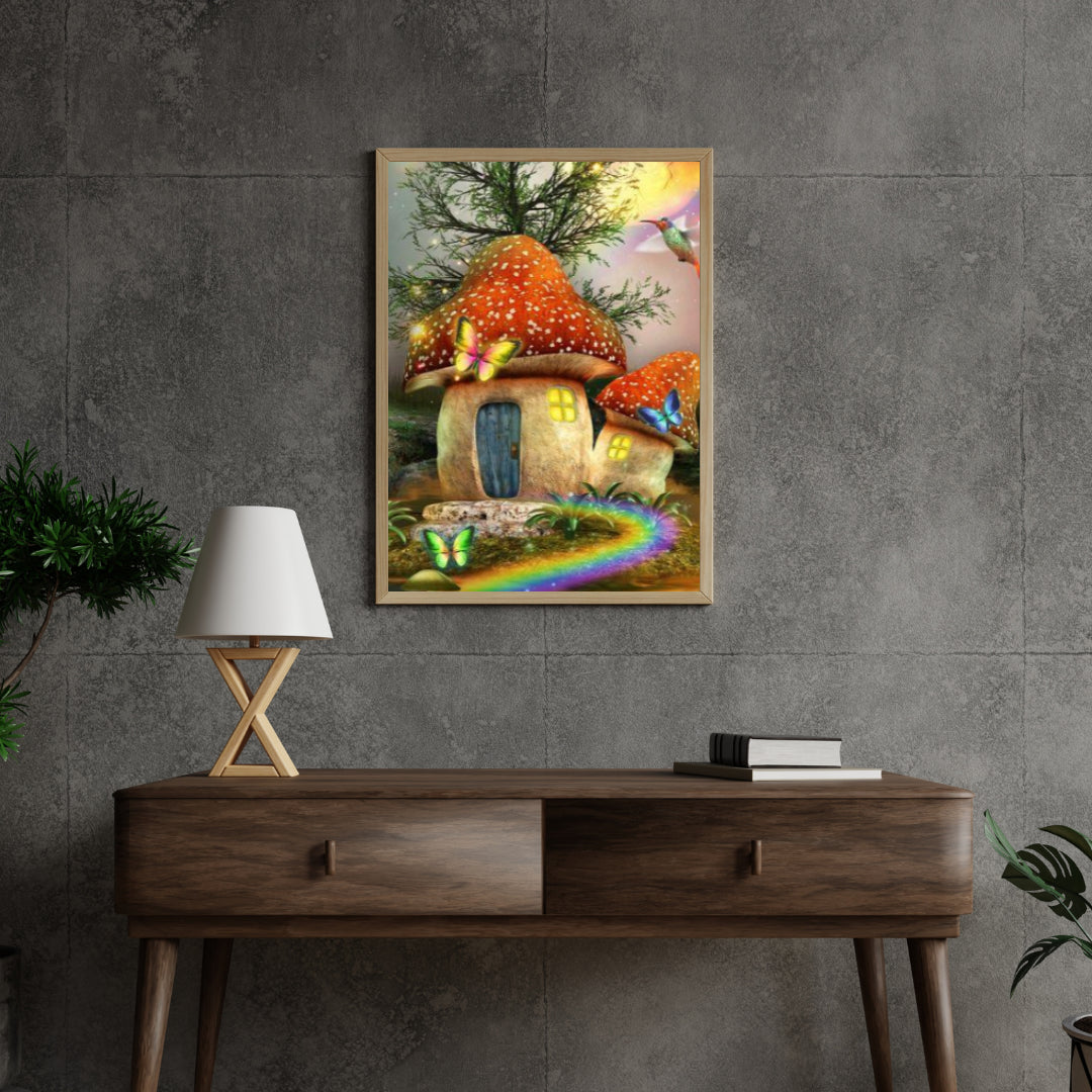 Diamond Painting Paddenstoelenhuis - SEOS Shop ®