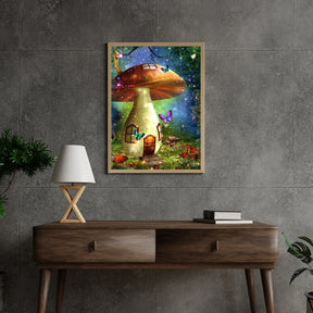 Diamond Painting Paddenstoelenhuis - SEOS Shop ®