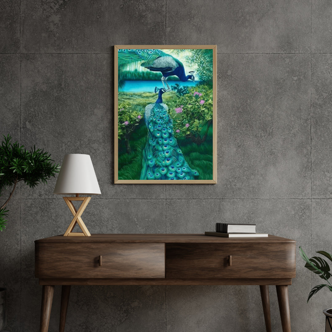 Diamond Painting Pauw in de jungle - SEOS Shop ®