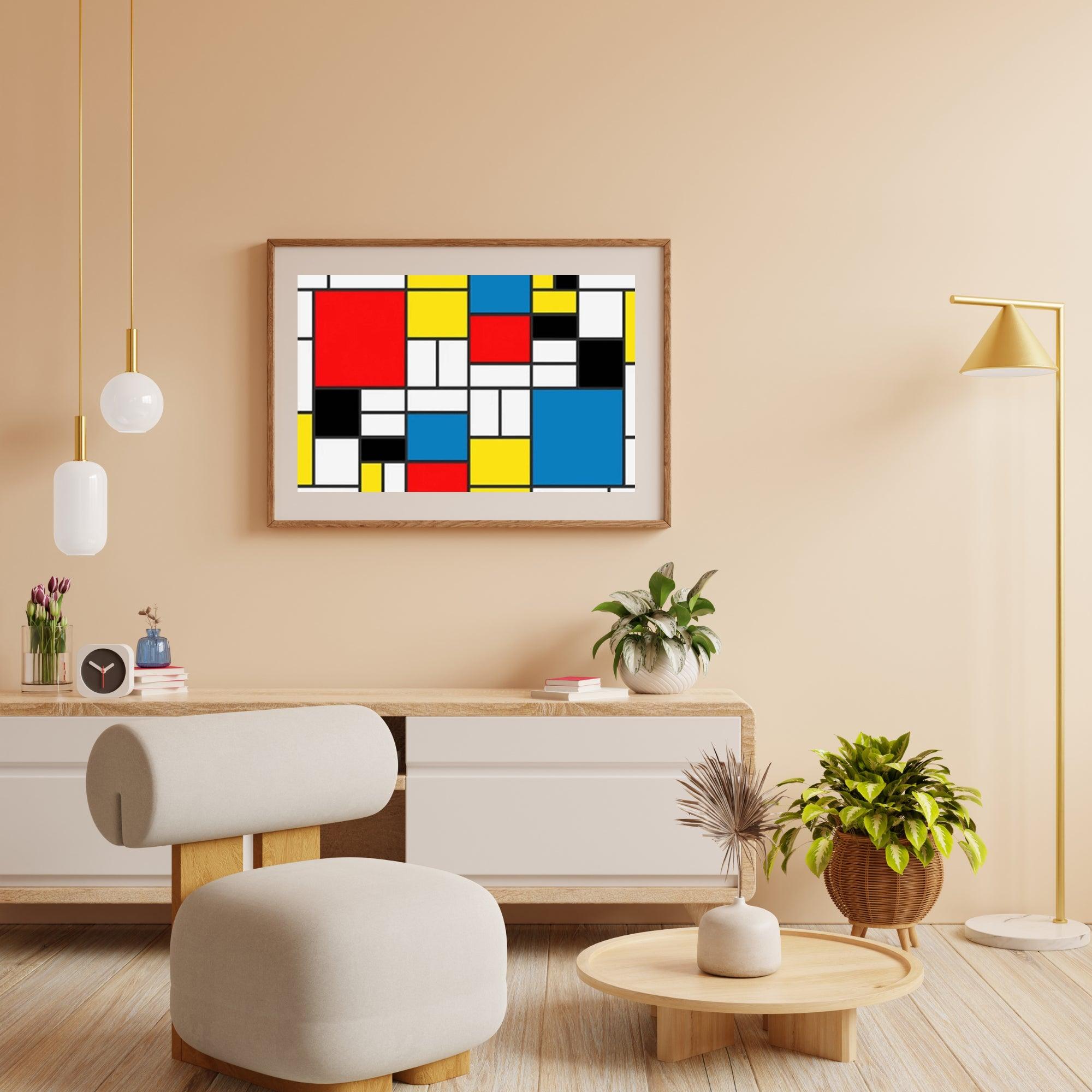 Diamond Painting Piet Mondriaan Schilderij - SEOS Shop ®