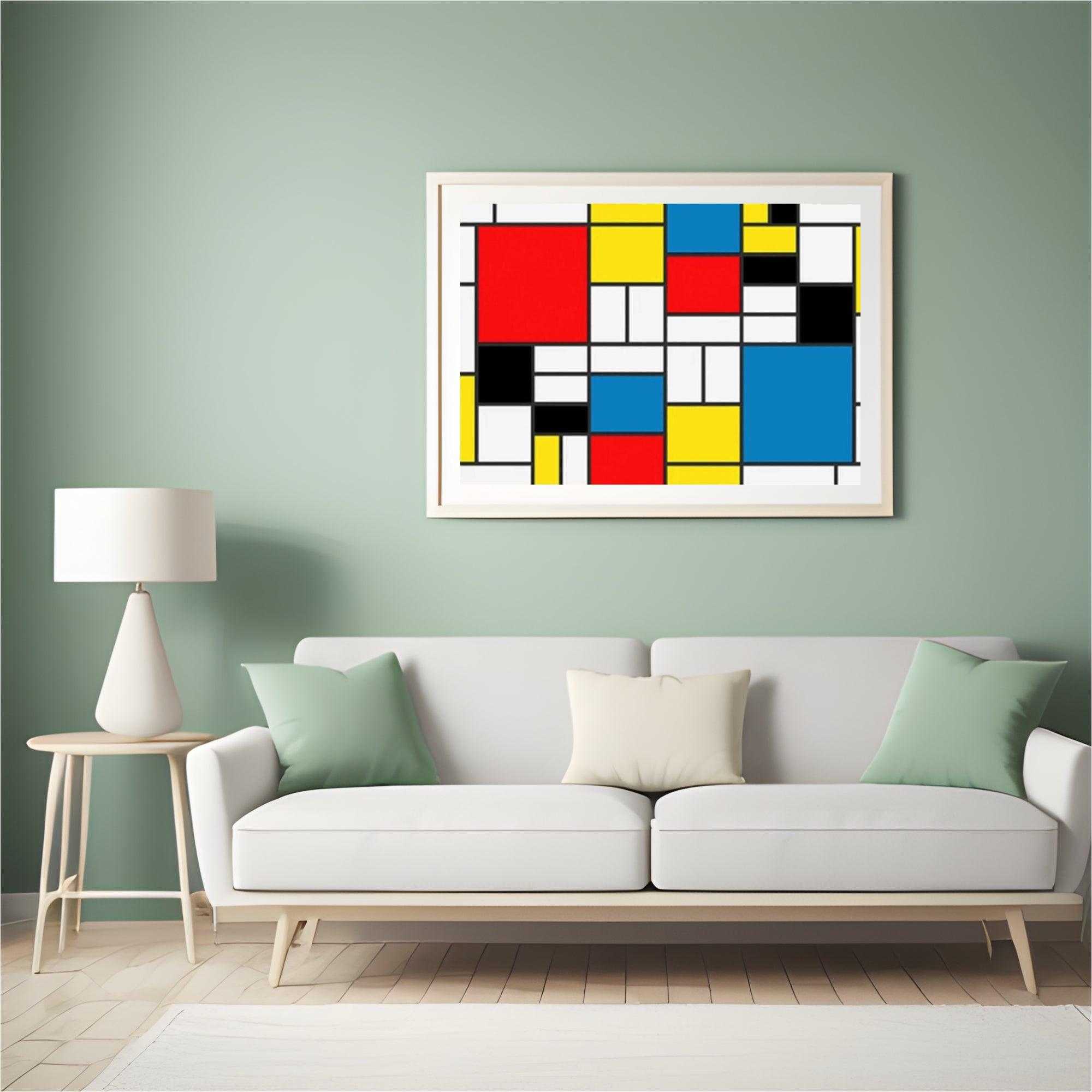 Diamond Painting Piet Mondriaan Schilderij - SEOS Shop ®