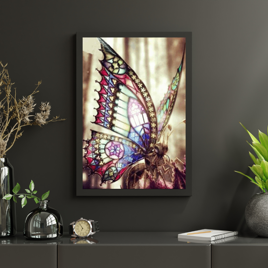 Diamond Painting Prachtige vlinder in de zon - SEOS Shop ®