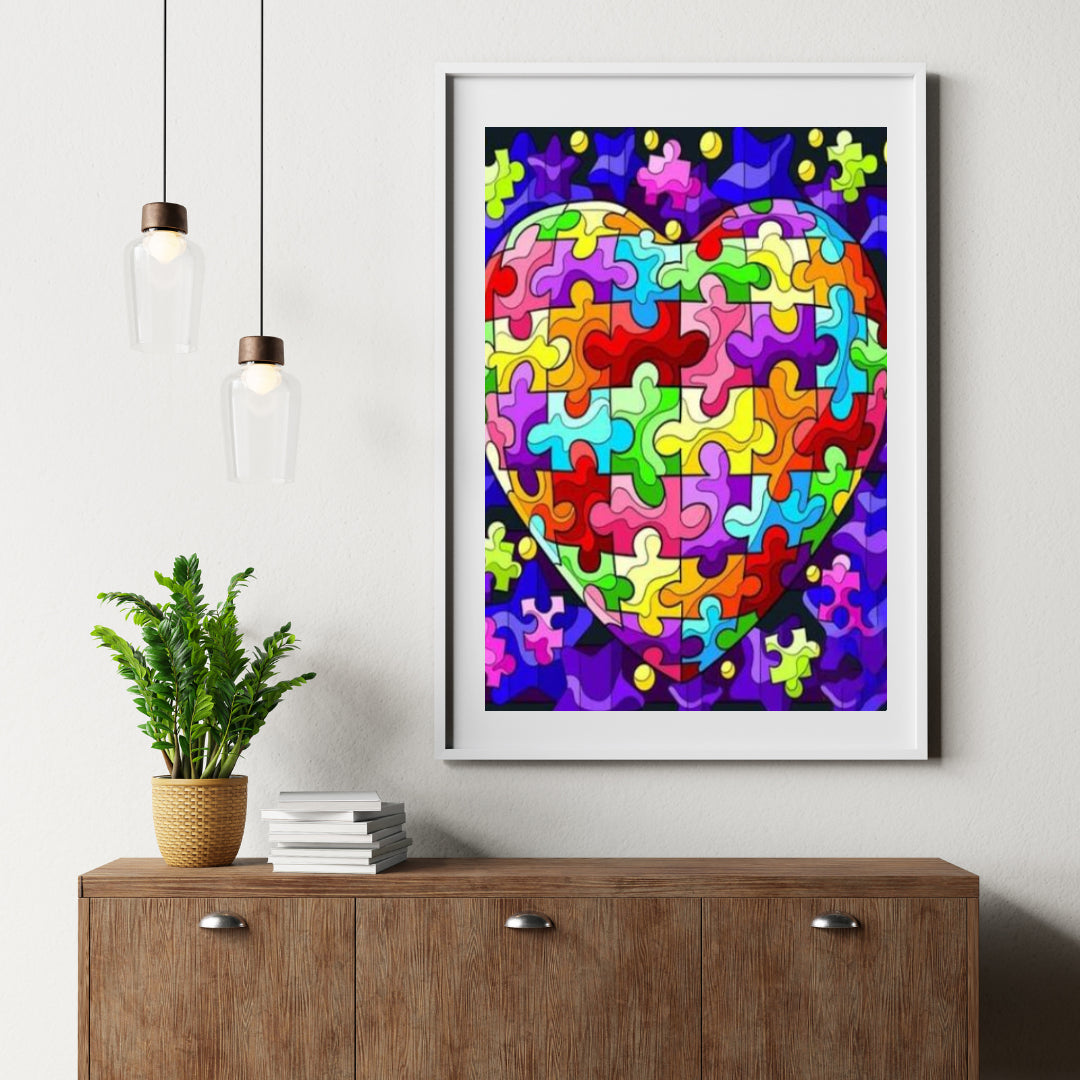 Diamond Painting Puzzel Hart - SEOS Shop ®