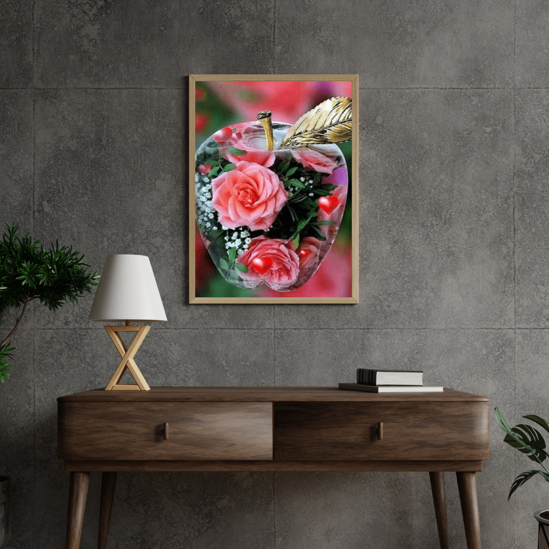 Diamond Painting Roos in de appel - SEOS Shop ®