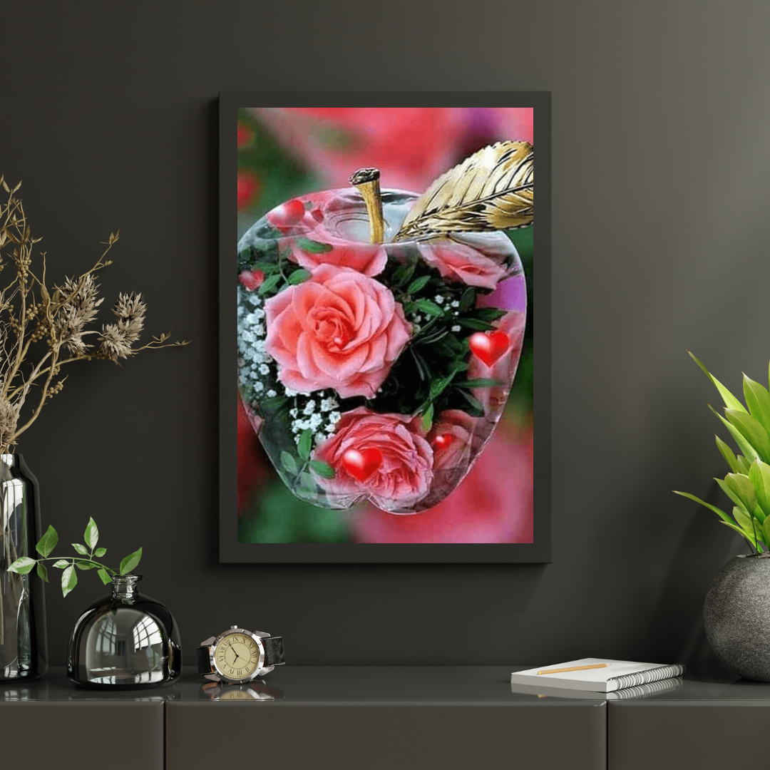 Diamond Painting Roos in de appel - SEOS Shop ®