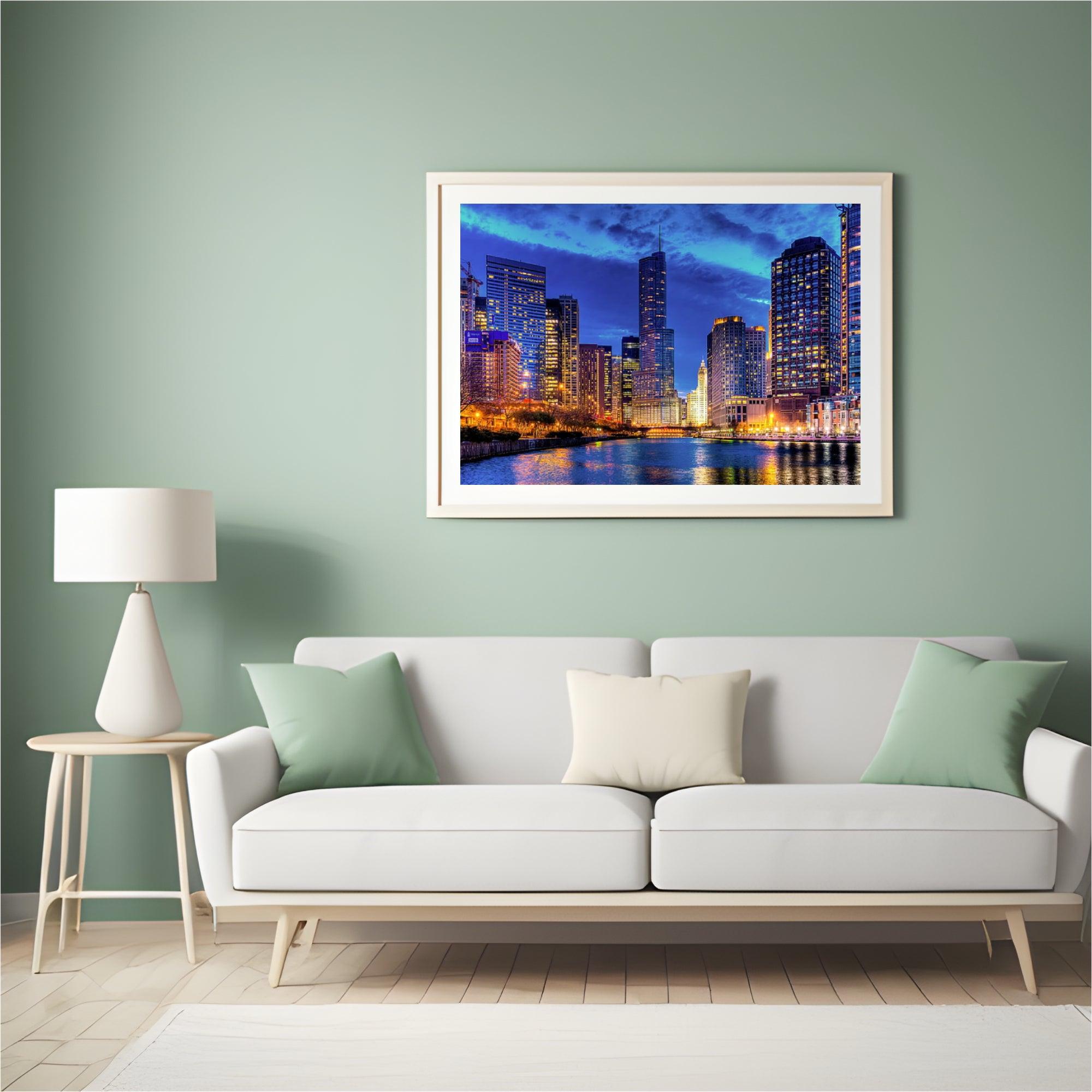 Diamond Painting USA Stad Nacht - SEOS Shop ®