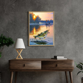 Diamond Painting Vis vangen op boot - SEOS Shop ®