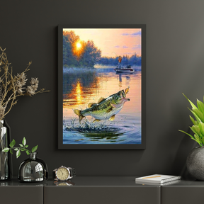 Diamond Painting Vis vangen op boot - SEOS Shop ®