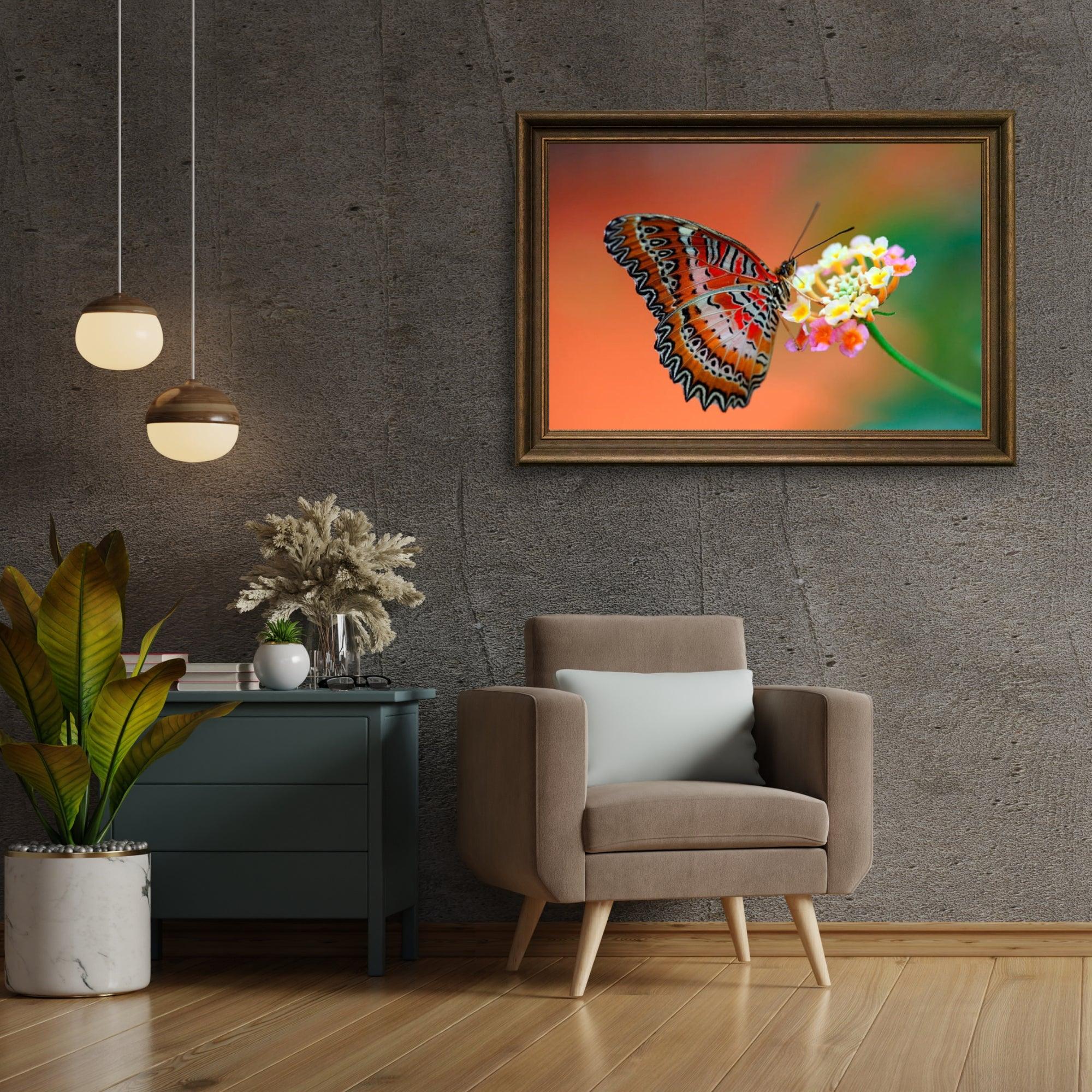 Diamond Painting Vlinder op bloem - SEOS Shop ®