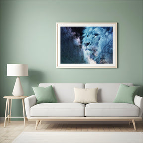 Diamond Painting Witte leeuw - SEOS Shop ®