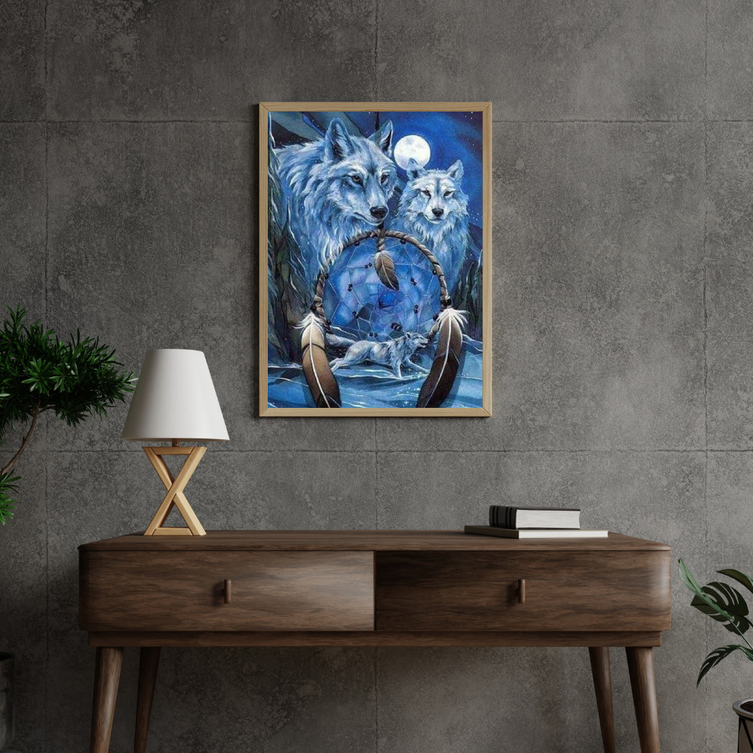 Diamond Painting Wolven Dromenvanger - SEOS Shop ®