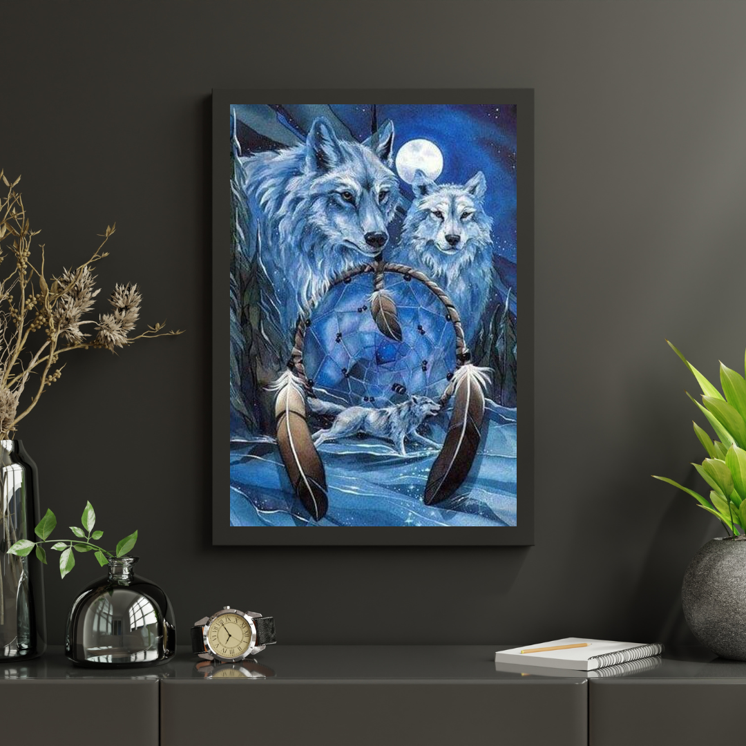 Diamond Painting Wolven Dromenvanger - SEOS Shop ®