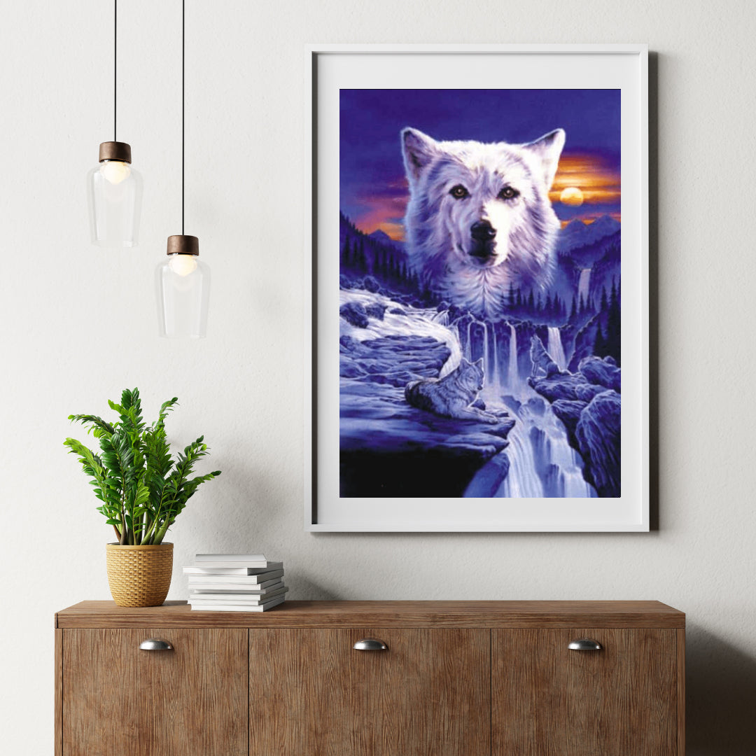 Diamond Painting Wolven Waterval - SEOS Shop ®