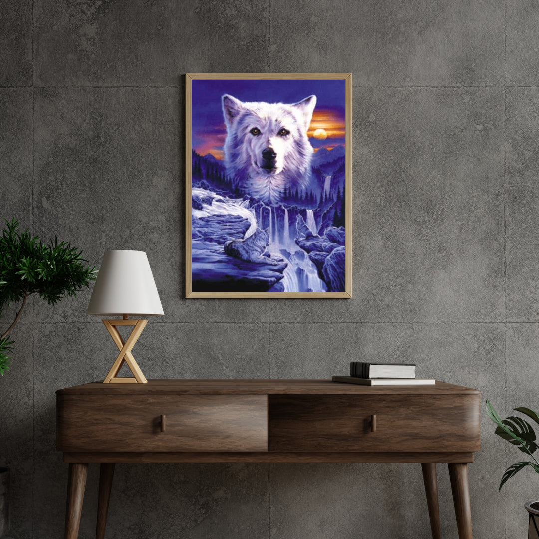 Diamond Painting Wolven Waterval - SEOS Shop ®