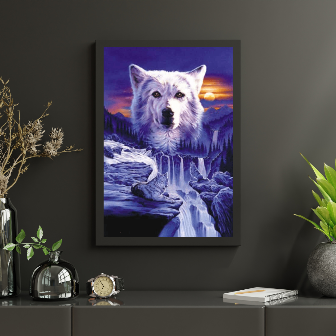 Diamond Painting Wolven Waterval - SEOS Shop ®