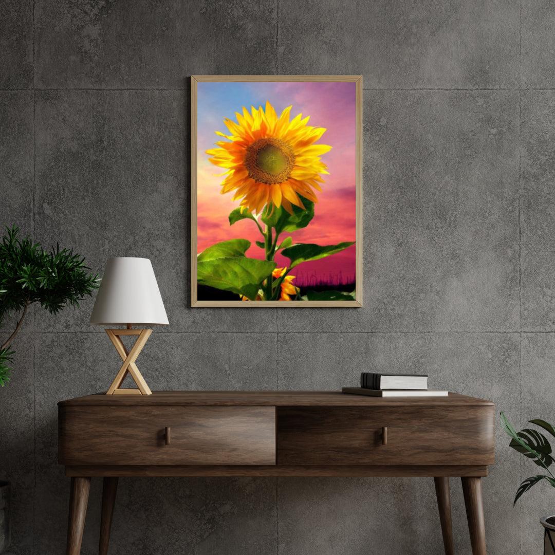 Diamond painting - Zonnebloem in veld - SEOS Shop ®