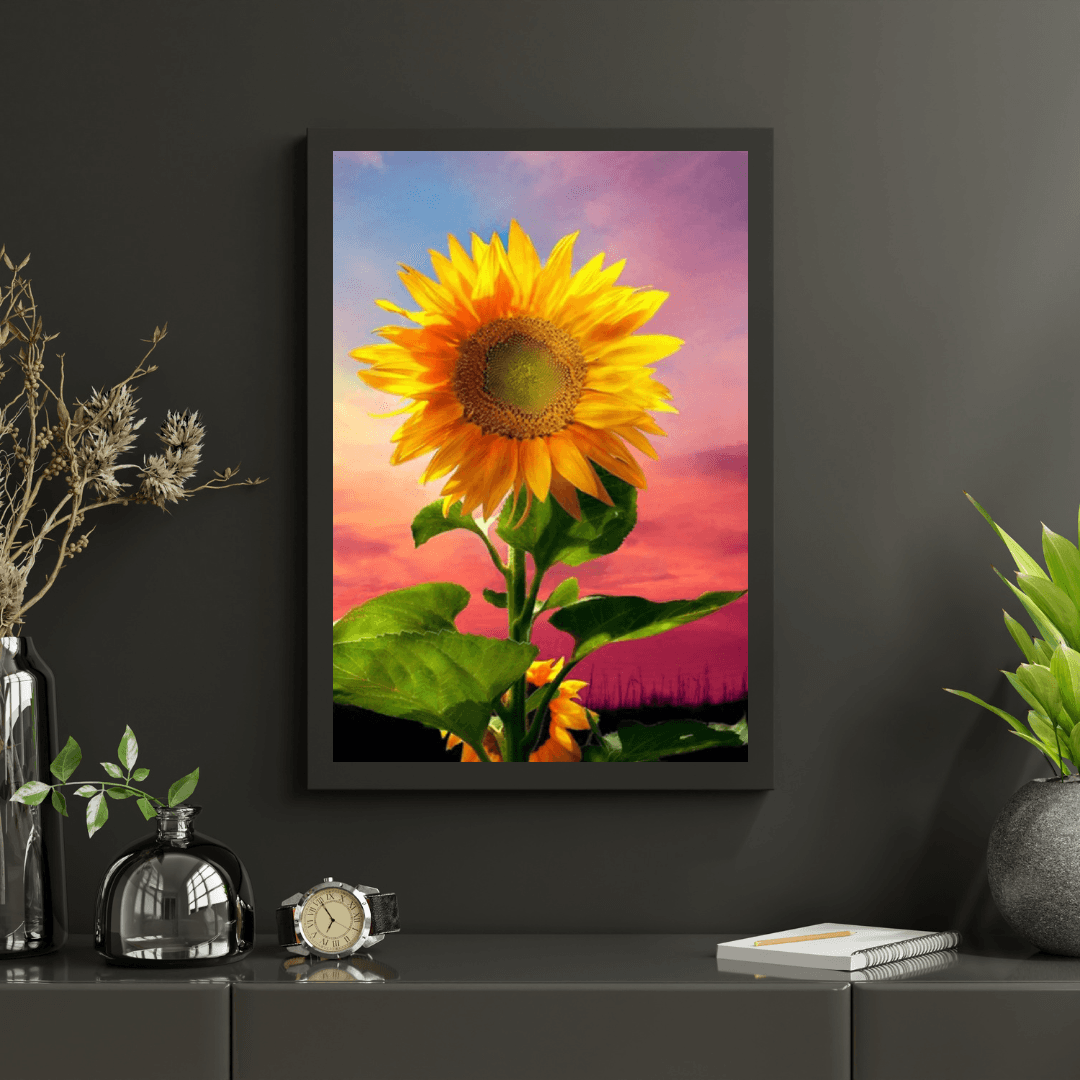 Diamond painting - Zonnebloem in veld - SEOS Shop ®