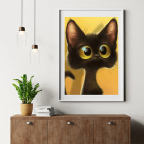 Diamond painting Kitten met grote ogen - SEOS Shop ®