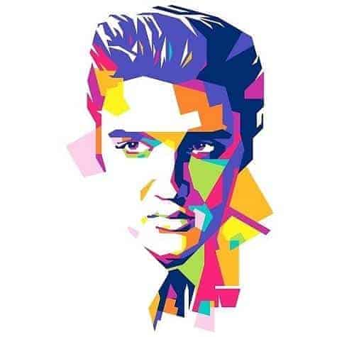 Diamond Painting Elvis Presley abstract - SEOS Shop ®