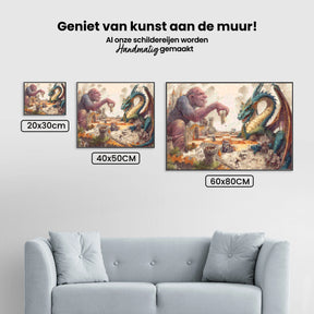 Diamond Painting -  Reuzen- en drakenschaak - SEOS Shop ®