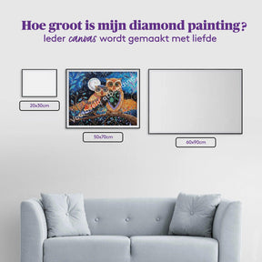 Diamond Painting Cleopatra met luipaarden 5 luik - SEOS Shop ®