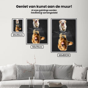 Diamond Painting Labrador Pup naar Volwassen - SEOS Shop®