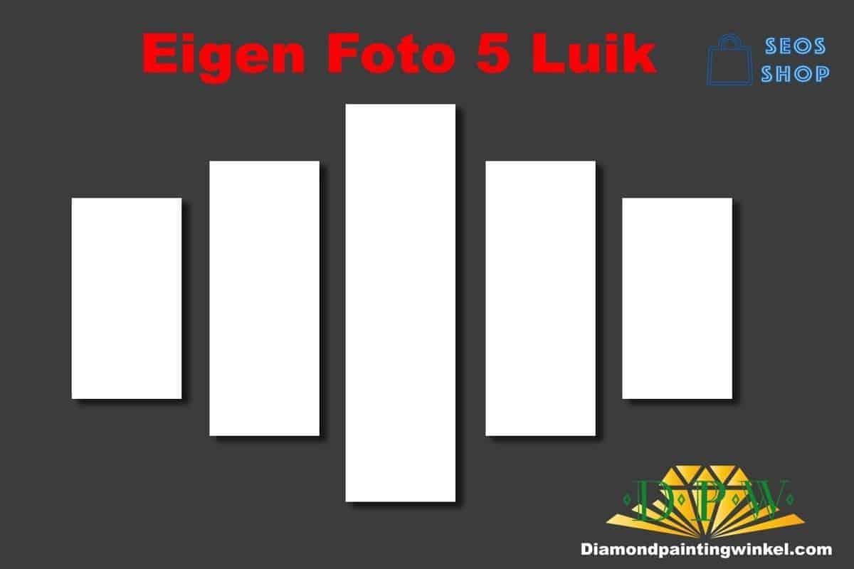 Custom Made Diamond Painting 5 Luik - Upload je eigen foto